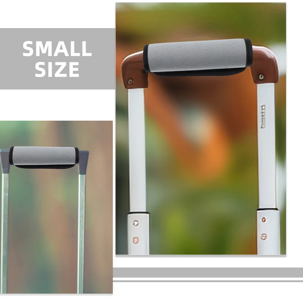 قطعتان من أغطية مقبض الأمتعة من النيوبرين لحماية مقبض حقيبة السفر المريحة وخفيفة الوزن وإكسسوارات أمتعة السفر #6