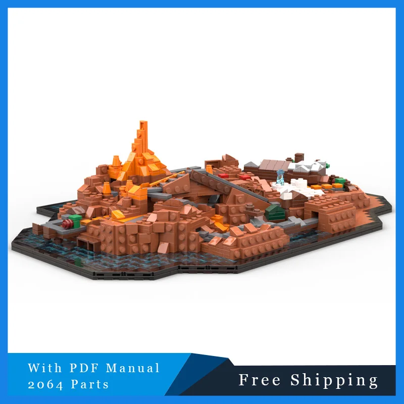 

2064 Parts MOC Creative Ruins Well Mine Modular Building Blocks Educational DIY Toys For Children Adult Birthday Christmas Gifts