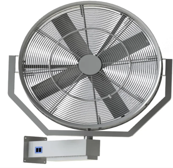 Industrial Misting Fan 35 Inch 0.9m Industrial Electric Humidifier Spray Wall Fan Water Cooling Fan