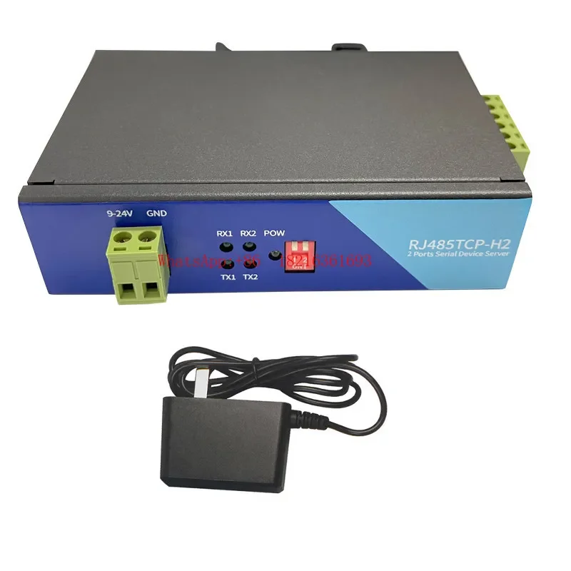 Limited Offer Limited Offer8-Channel Serial Port Comm. Svcs. Device RS485 To Ethernet RJ45 Network Rail-type Communication Mod