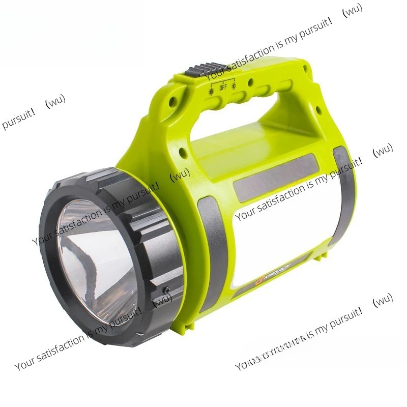

High power concentrating flashlight LED camping light strong light searchlight Patrol fishing portable light