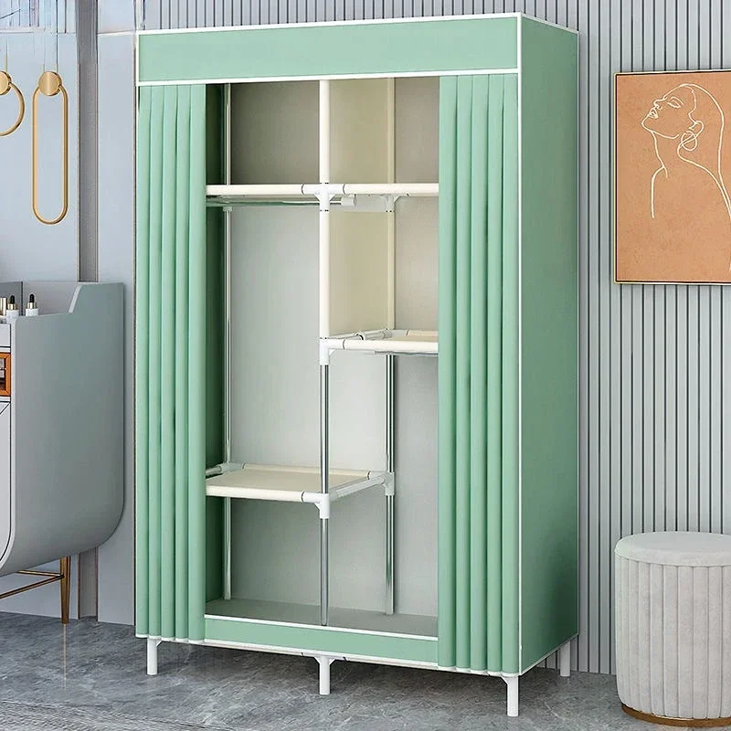 

#For Non-Woven Fabrics Wardrobe Coffee Fabric Closet Portable Folding Dust-proof Waterproof Storage Cabinet Bedroom Home Furnitu
