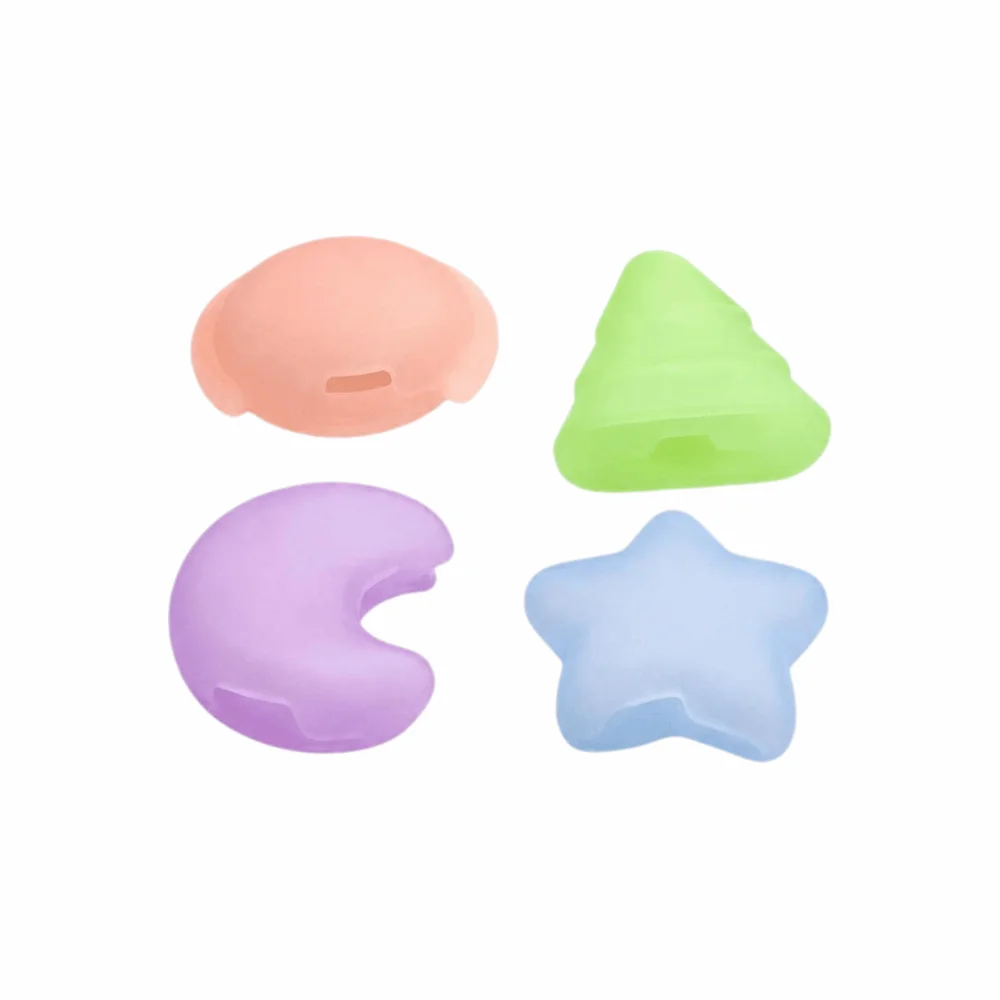 4pcs Cute Silicone Toothbrush Cover Dustproof Ventilated Toothbrush Head Cap Toothbrush Protective Case Home Travel