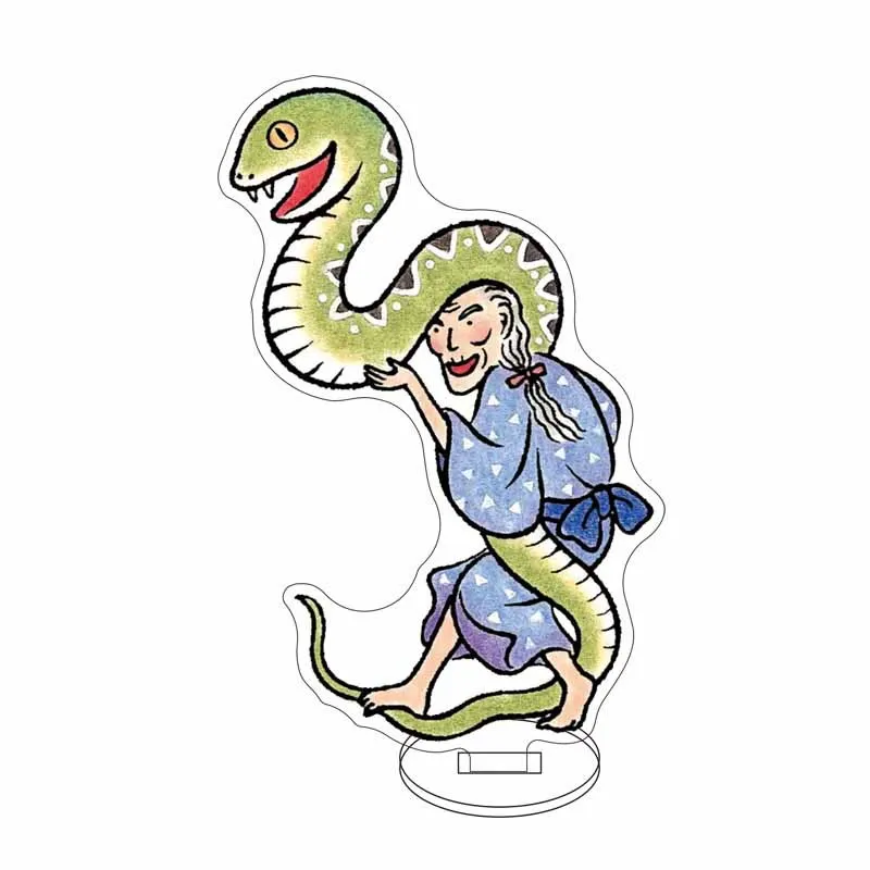 شاباكي ‌   أنيمي الاكريليك حامل نموذج لوحة الديكور مكتب الشكل عرض الكرتون المنتجات الطرفية تذكارية موضة Kingring