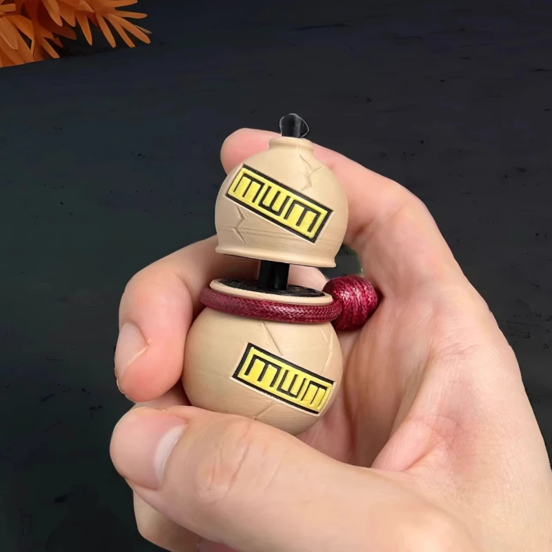 Calabash magnético push coin fidget rolo empurrando cartão deslizante mecânico edc sensorial alívio do estresse brinquedo de mesa de escritório anti ansiedade