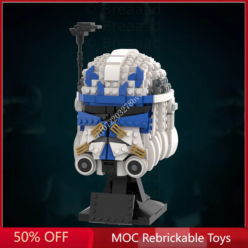 

662PCS Star Plan MOC Captain Rex Phase 2 MOC Battle Model Building Block Architecture Education Assembly Model Toy