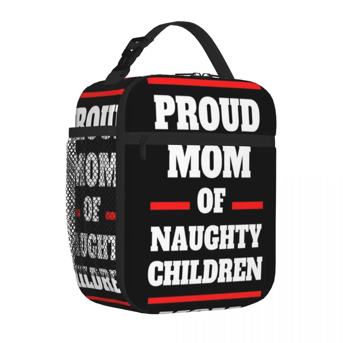Hot Sale Proud Mom Of Naughty Children Light Luxury Food Cooler Bag Lake Picnic Picnic Lunch Bag