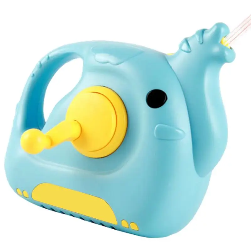 

Bathroom Water Toys 9 Holes Kids Water Spray Toy No Electricity Required Watering Can Toy Elephant With Crank For Boys Bath Time