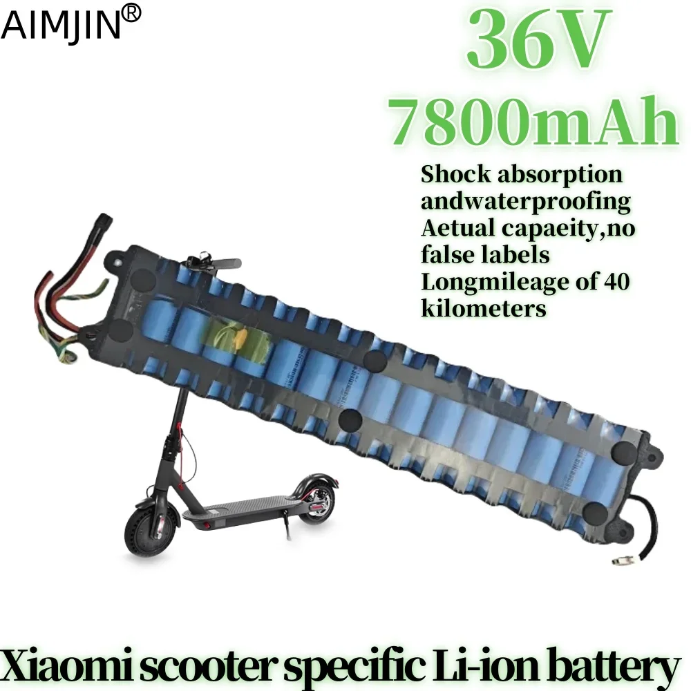 

36V 7800mAH For XIAOMI M365 1S Mijia pro Scooter 36V Battery 10S3P 18650 Li-ion Battery Pack with Bluetooth Communication