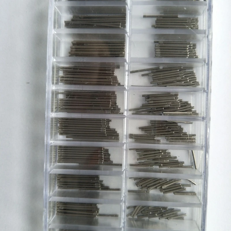Watch accessories, strap to strap connection, needle box, flower branch insertion, tungsten steel strap connection shaft