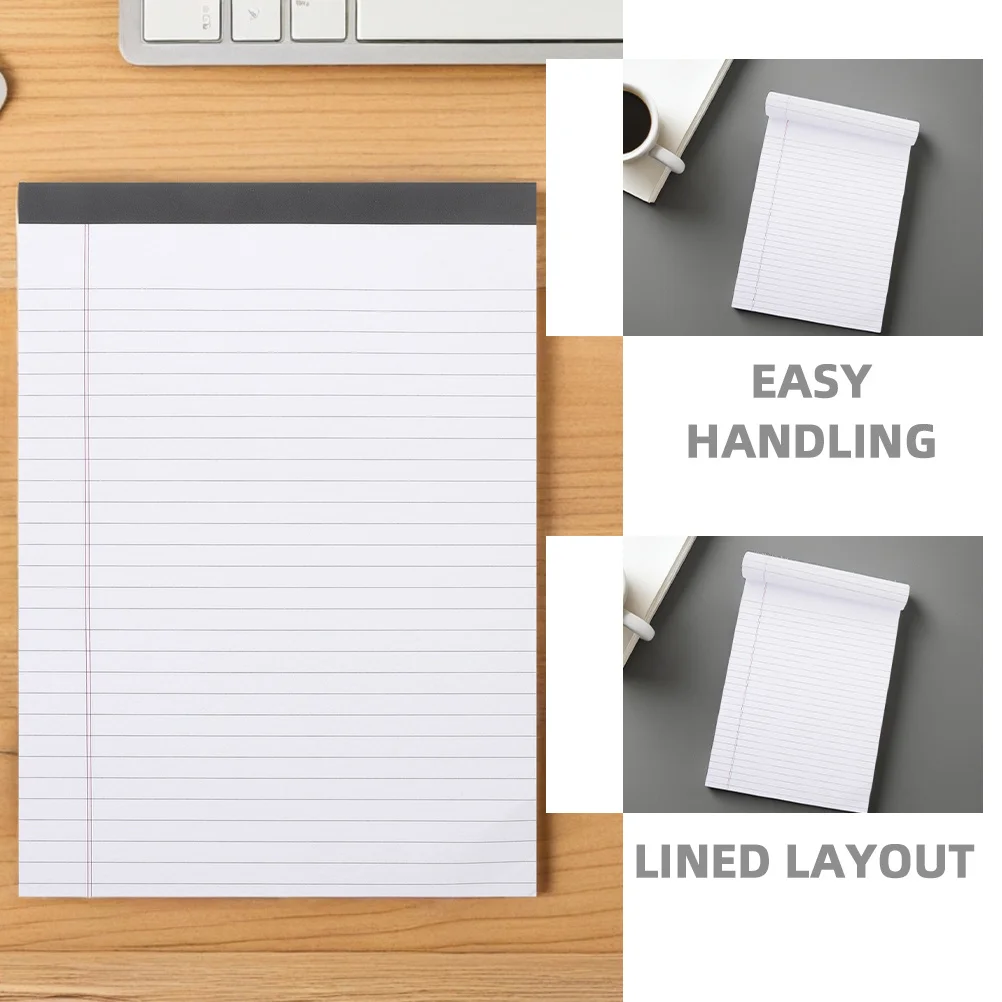 3개입 떼어내는 메모지 A4 휴대용 줄노트 두꺼운 줄지 노트 학생용 사무용 회의 노트용 줄지 노트
