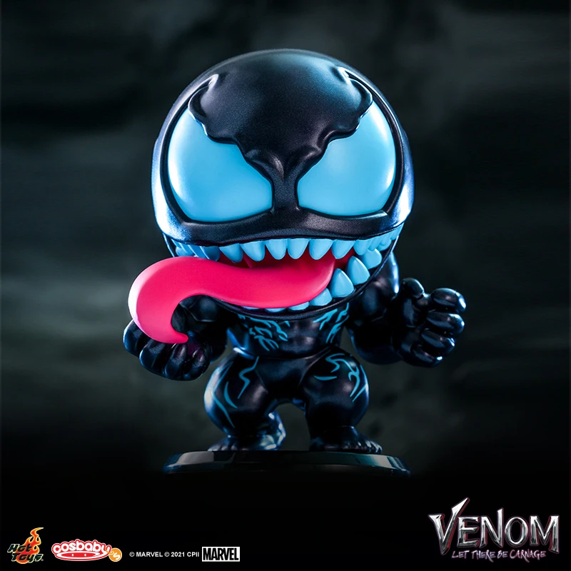 In Stock 100% Original Hot Toys COSBABY VENOM LET THERE BE CARNAGE Movie Character Model Collection Artwork Q Version