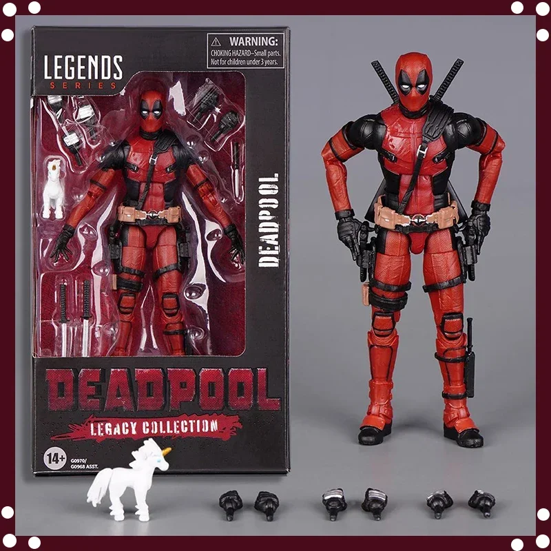 6 Inch Deadpool Action Figure Marvel Legend Series Figurine ko Wade Winston Wilson Figure Joint Mobility Models Pvc Statue Gift