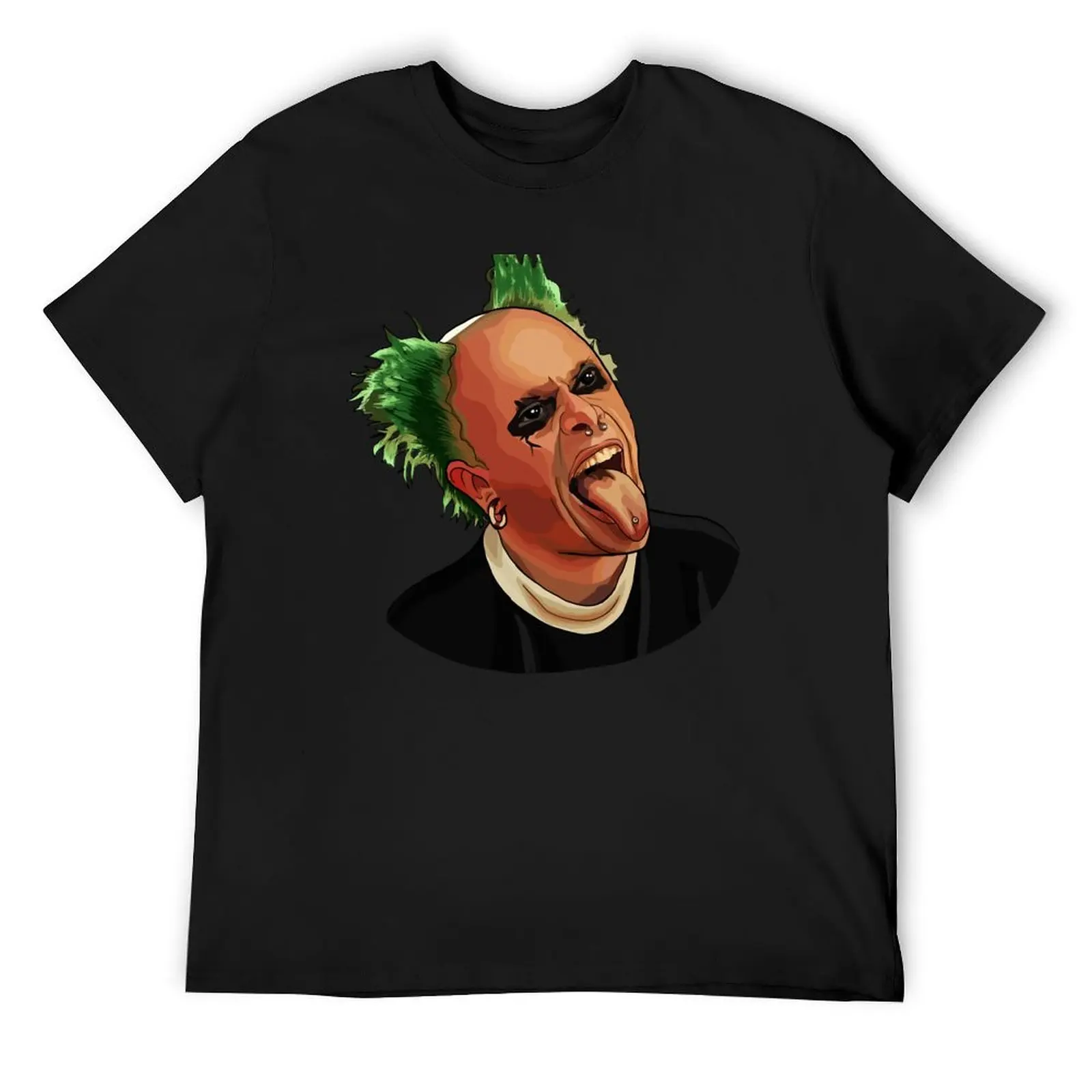 Keith flint T-Shirt Blouse sweat new edition aesthetic clothes plain black t shirts men