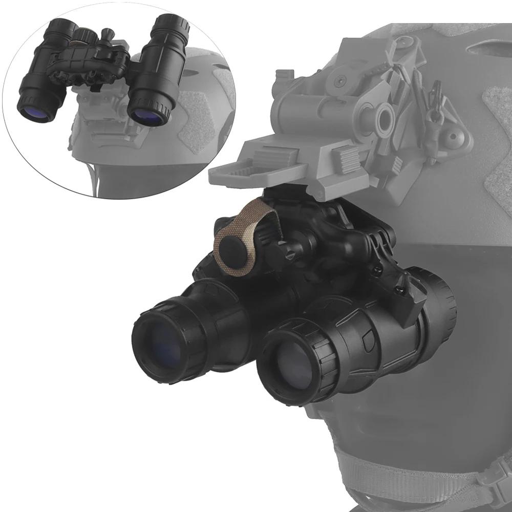 

DTNVS Tactical Night Vision Goggles Dummy Model Large Angle Flip Adjustment Fast Hunting Airsoft Helmet NVG Mount Cosplay Prop