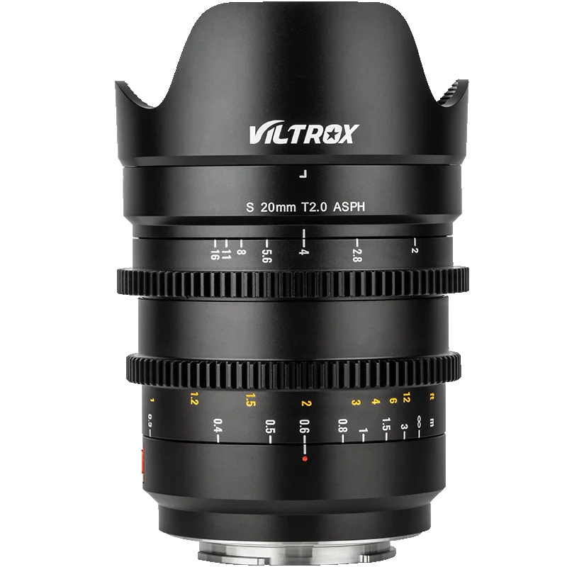 Viltrox 20mm T2.0 Wide Film Lens Full Frame Prime Cinematic MF Camera Lens for E-mount Camera A9ii A7RIV A7III A7SII DSLR