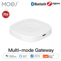 MOES Tuya Smart ZigBee Bluetooth Multi-Mode Gateway Hub Type-C Power Wireless Home Automation Works with Alexa Google Home