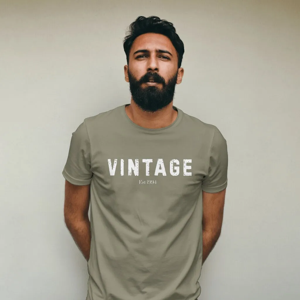 

30Th Birthday Gift T Shirt Vintage Est 1994 Gifts For Him And Her Present Unisex