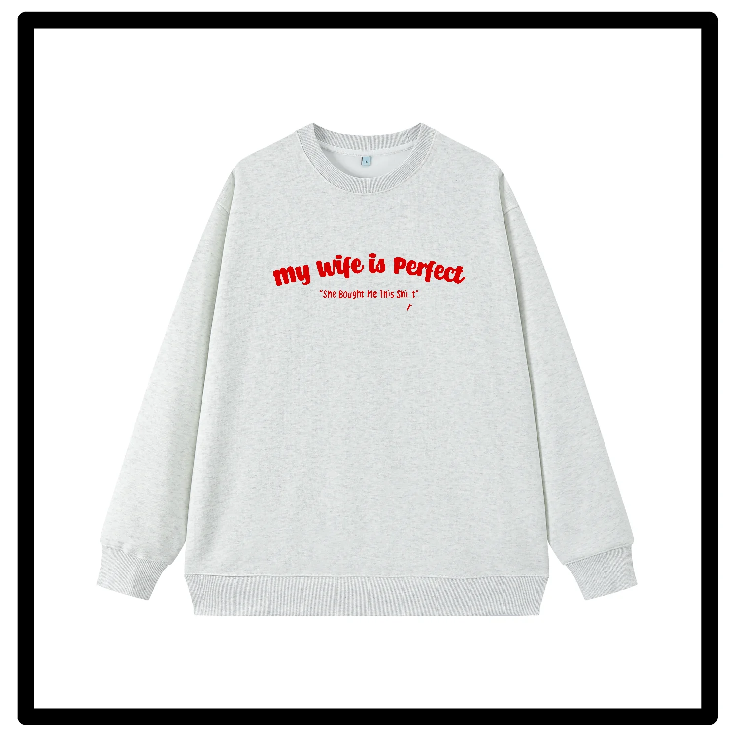 Casual Cotton round Neck Sweatshirt Fun Printed Loose Fit Unisex T-Shirt Comfortable Breathable Daily Wear Chinese Brand