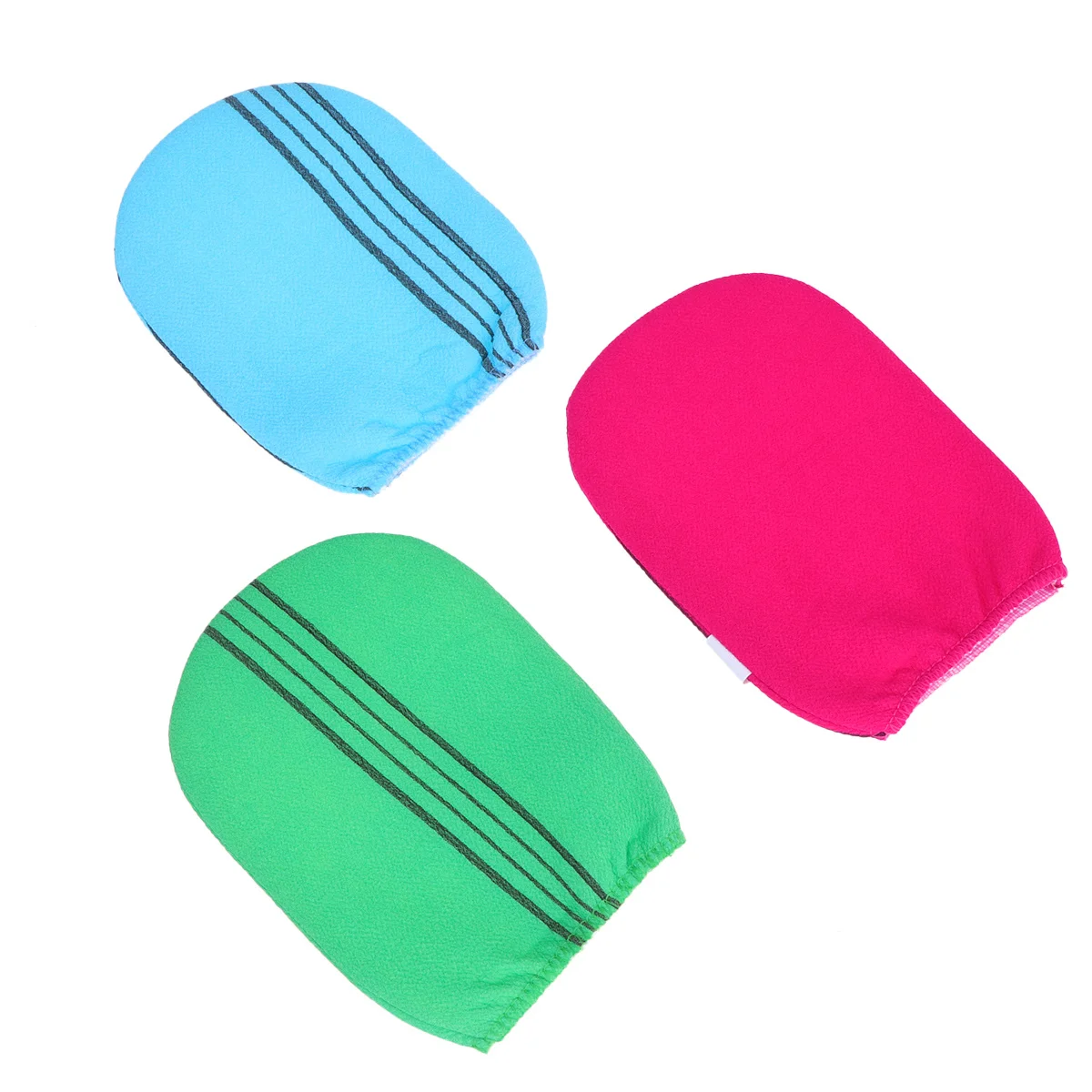 

6pcs Bath Gloves Exfoliating Dual Side Shower Scrubber Body Skin Care Tool For Men Women Size Fit All