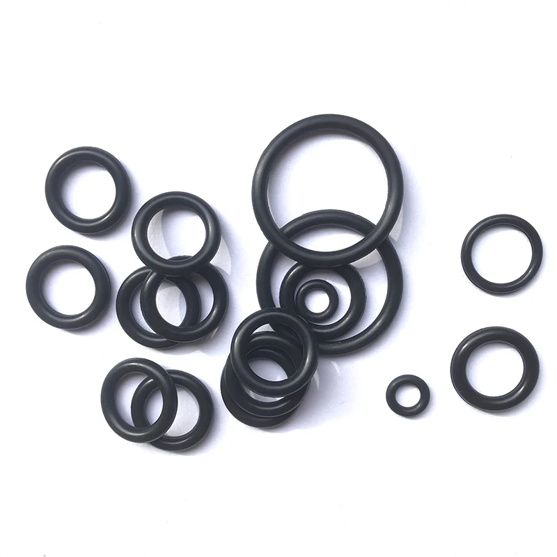 100/50 Stück Gummi-O-Ring CS:1 1,5 2 2,4 3 mm Schwarz NBR O-Ring Öldichtung Hochdruck-O-Ringe NBR Wasserhahn Dichtungsventil Gummi O-Ring – Detail 4
