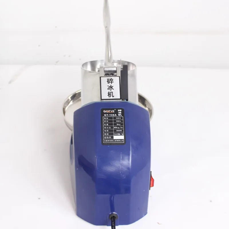 High Efficiency Ice Crusher Portable Hand Stainless Steel Mini Ice   Electric Ice Crusher Shavers