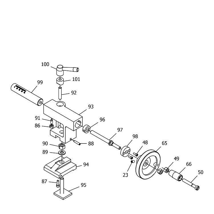 Tailstock nesting，Washer for SIEG SIEG SC2-096&C2&C3&JET BD-7&JET BD-X7&JET BD-6&Grizzly G0765&Grizzly G8688