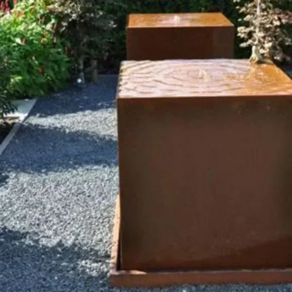 تخصيص سقوط المياه المعدنية المصنوعة يدويًا من كورتين الصلب والنافورة بجودة عالية وسعر منخفض #4