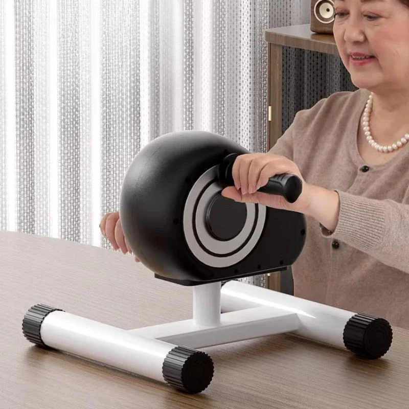 Exercise Bike Under Desk Bike Pedal Exerciser Portable Foot Cycle Arm Leg Exercise Machine Home Use Leg Rehabilitation Exerciser