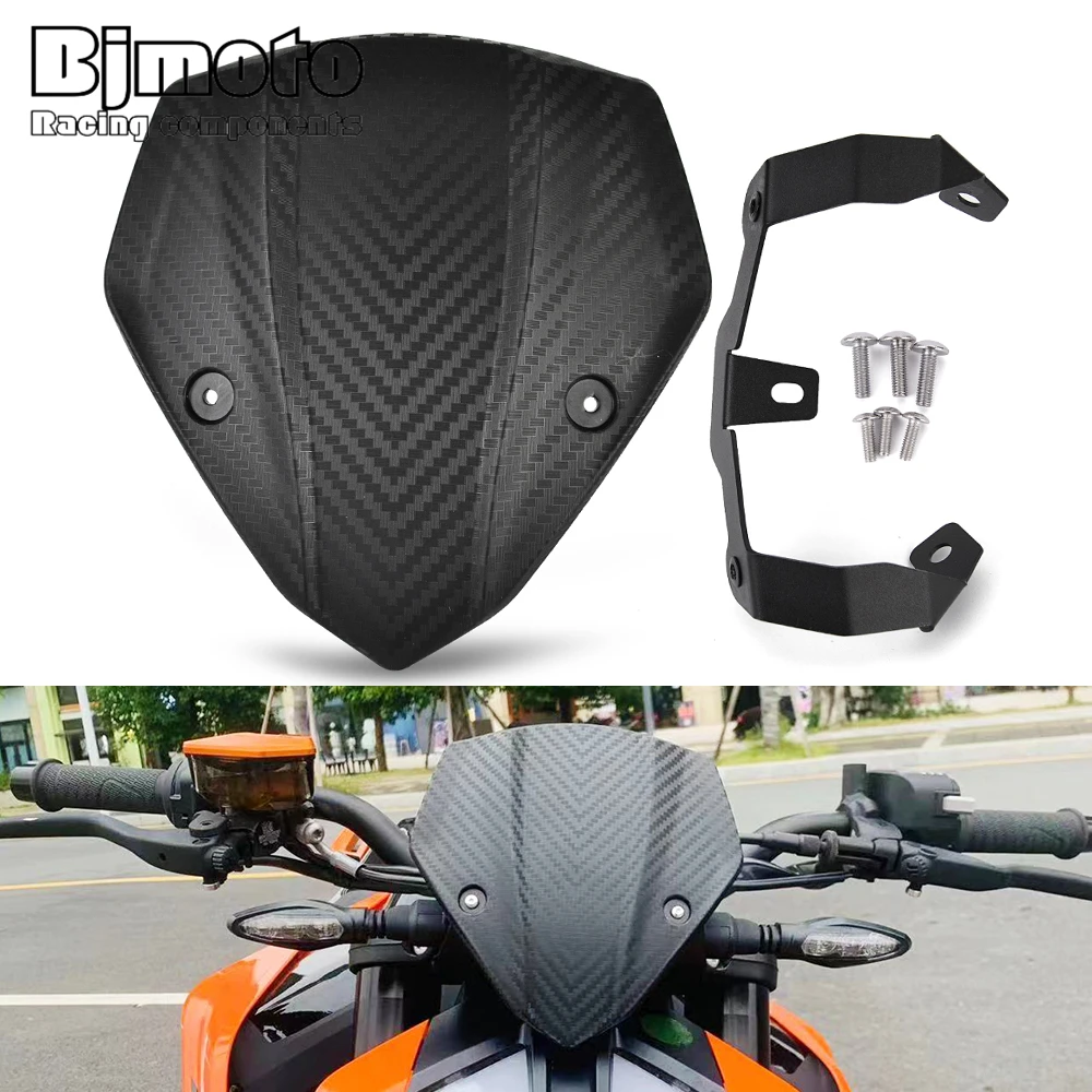 

Windshield Windscreen For KT/M DUKE 790 890 2018-2023 DUKE790 DUKE890 Front Wind Deflector Motorcycle deflector visor