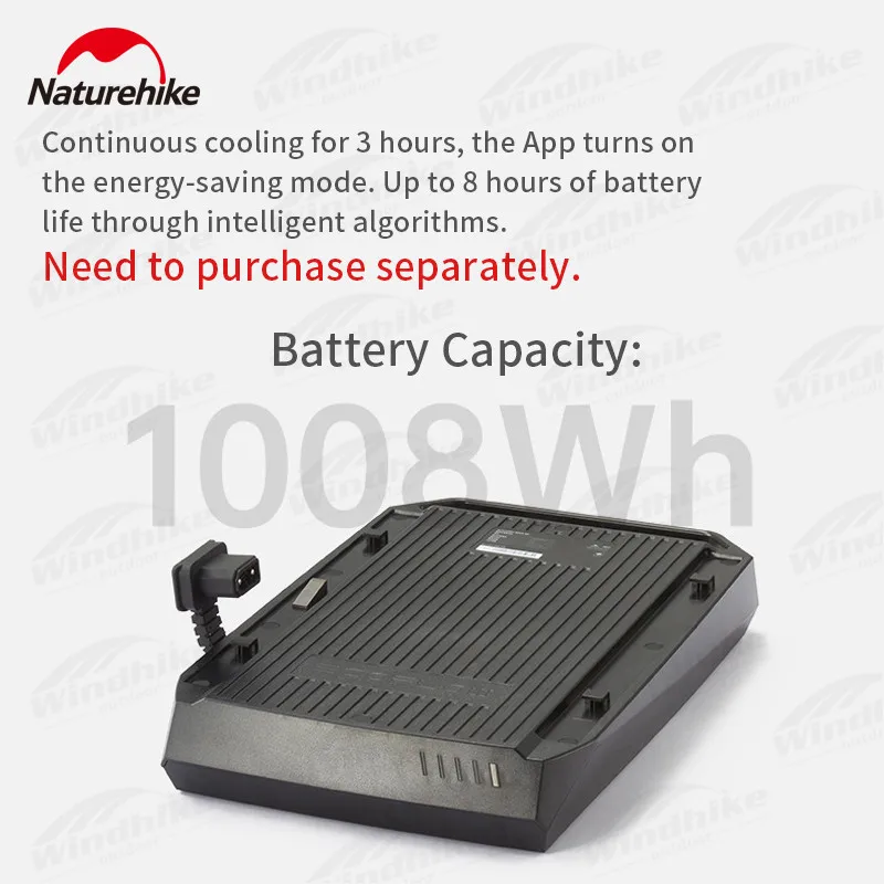 Naturehike x Coflow Outdoor Mobile Air Conditioner Portable Luxury Camping Tent Touring Car 1200W Fast Cooling Cooler Fan 4 Mode