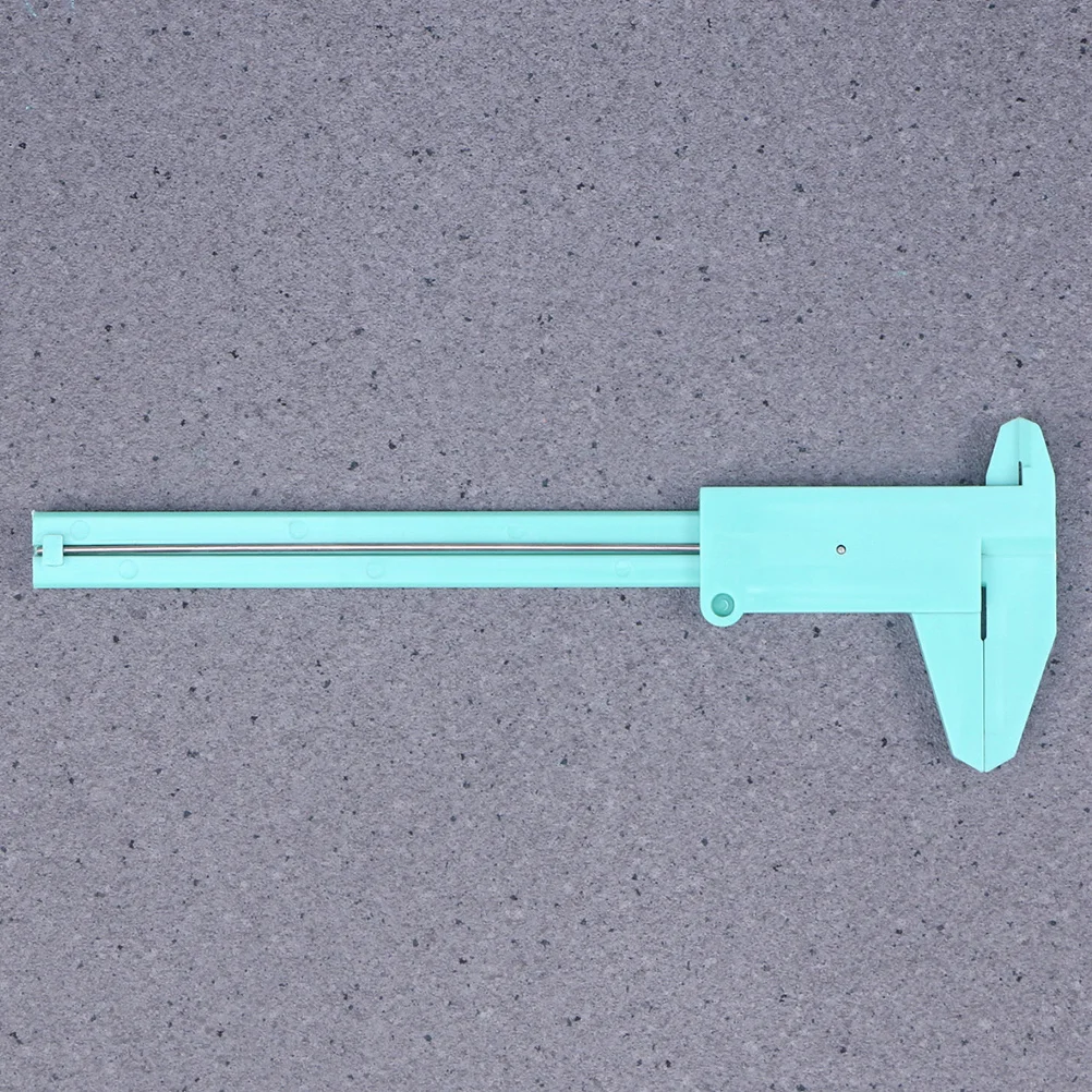 

4Pcs Plastic Mini Caliper Ruler Metric Portable Measuring Tool for Tattoo Jewelry Buttons Blue Caliper Ruler Mini Measure Tool