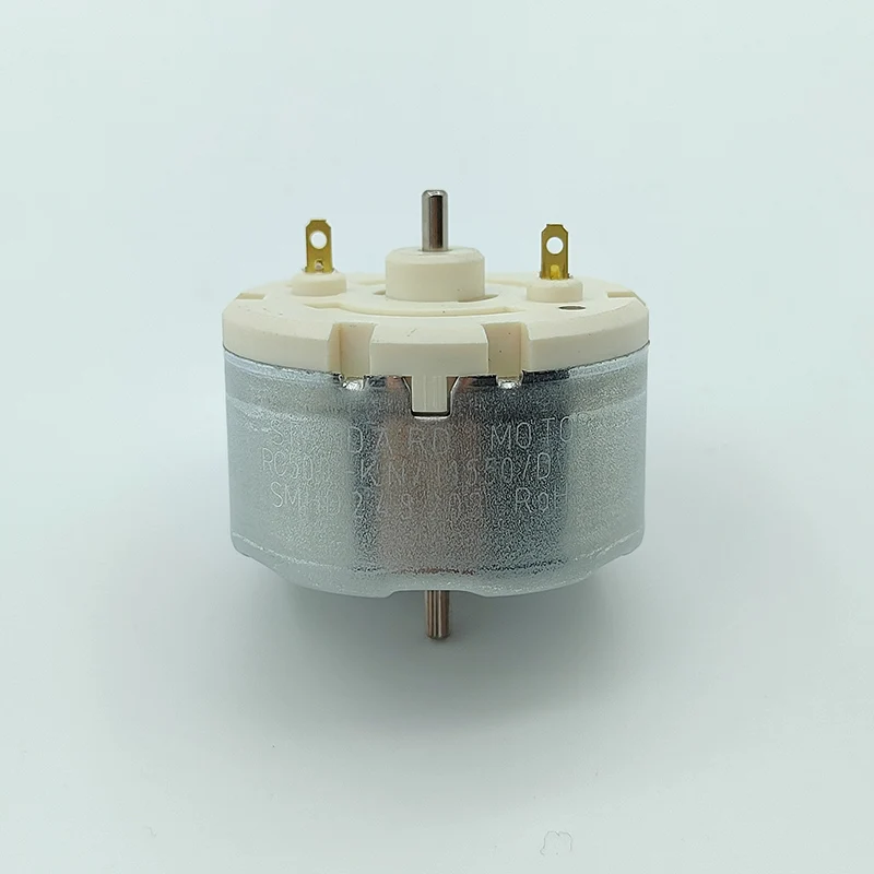 Micro RC-500 Motor DC 5V 6V 9V 12V Mini Small 32mm Dual Shaft Round Spindle Motor