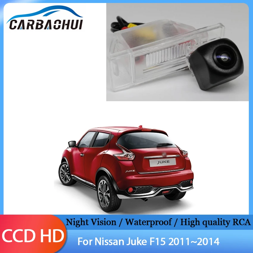 CCD Car rear view camera Car parking camera Night Vision Waterproof High quality RCA For Nissan Juke F15 2011 2012 2013 2014