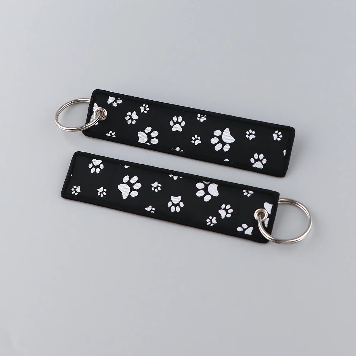 

1PCS Dog Claw Pattern Embroidery Key Fobs Keychain for Motorcycle Cars Key Holder Pendant Jewelry Chaveiro Friends Gifts