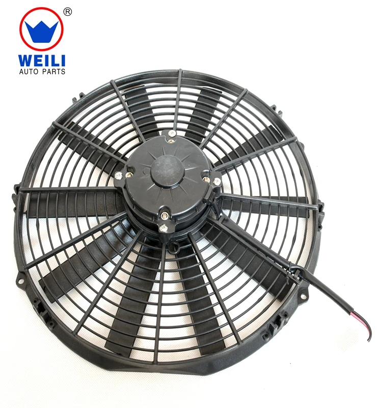 2026 High Quality 14 Inch Condenser Fan Motor For Buses & Trucks 12/24V AC System Part LNF2214X 13-Month Warranty Weili Brand