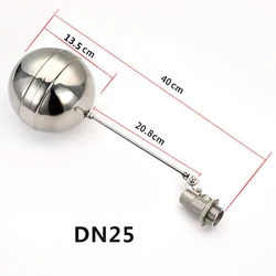 Adjustable Float Ball Valve DN25 Stainless Steel Floated Valve Water Tank Water Level Controll Valve Auto Stopping Float Water