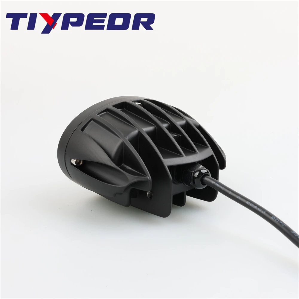 TIYPEOR 12-80V LED Spot Work Lights Motorcycle Spotlight Truck Position Flood Lamp Projector Len Off-Road Car Motorcycle Access