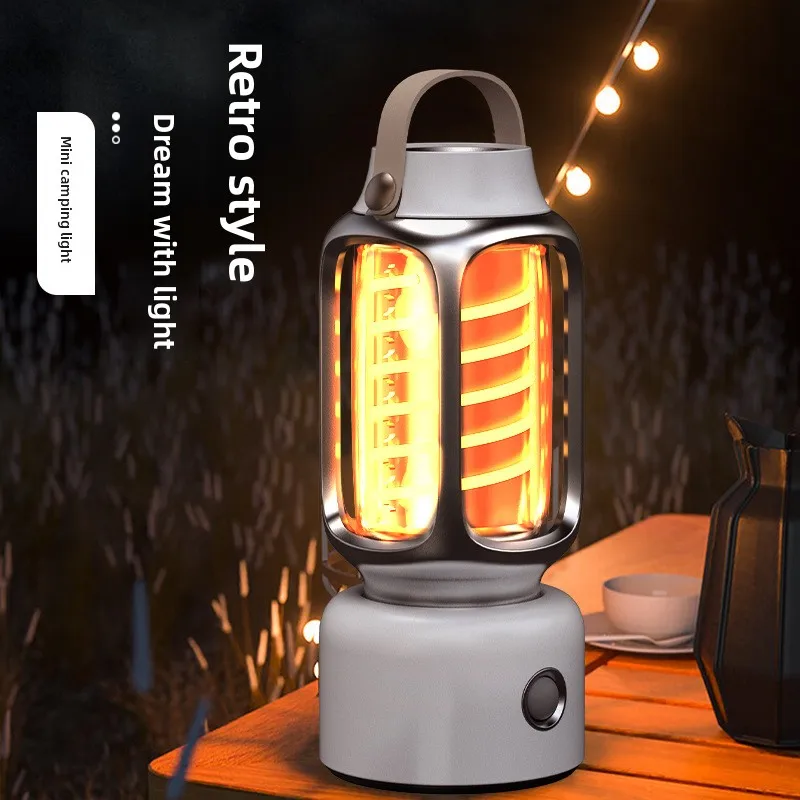 

Portable Mini Retro Outdoor Waterproof Camping Camping Tent Light Atmosphere Light