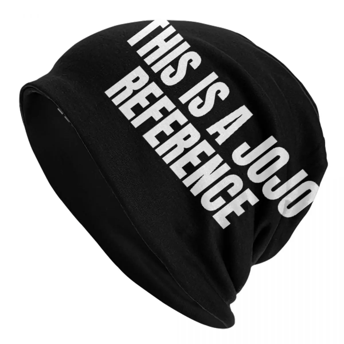 This Is A Jojo Reference Skullies Beanies Hat JoJo's Bizarre Adventure Vintage Men Women Street Caps Dual-use Bonnet Knitted Hat