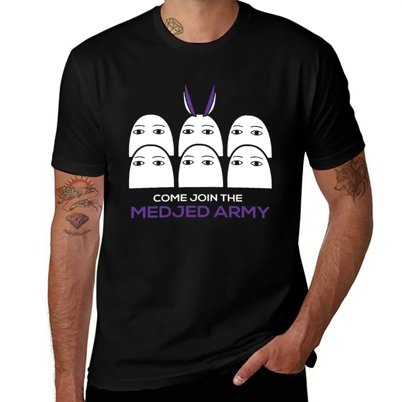 

Come Join The Medjed Army T-Shirt t shirt man casual t shirt for man 100 percent cotton