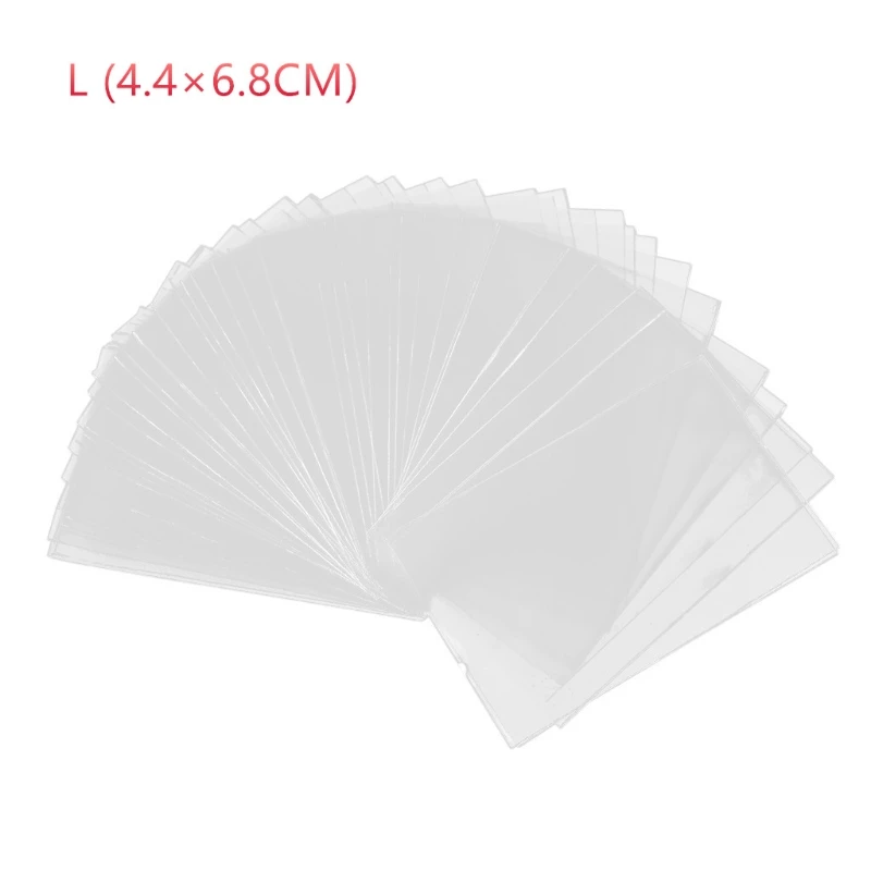 100Pcs Card Sleeves PVC Card Sleeve Baseball Card Sleeve Trading Card Sleeve Waterproof Clear Card Holder Card DropShipping