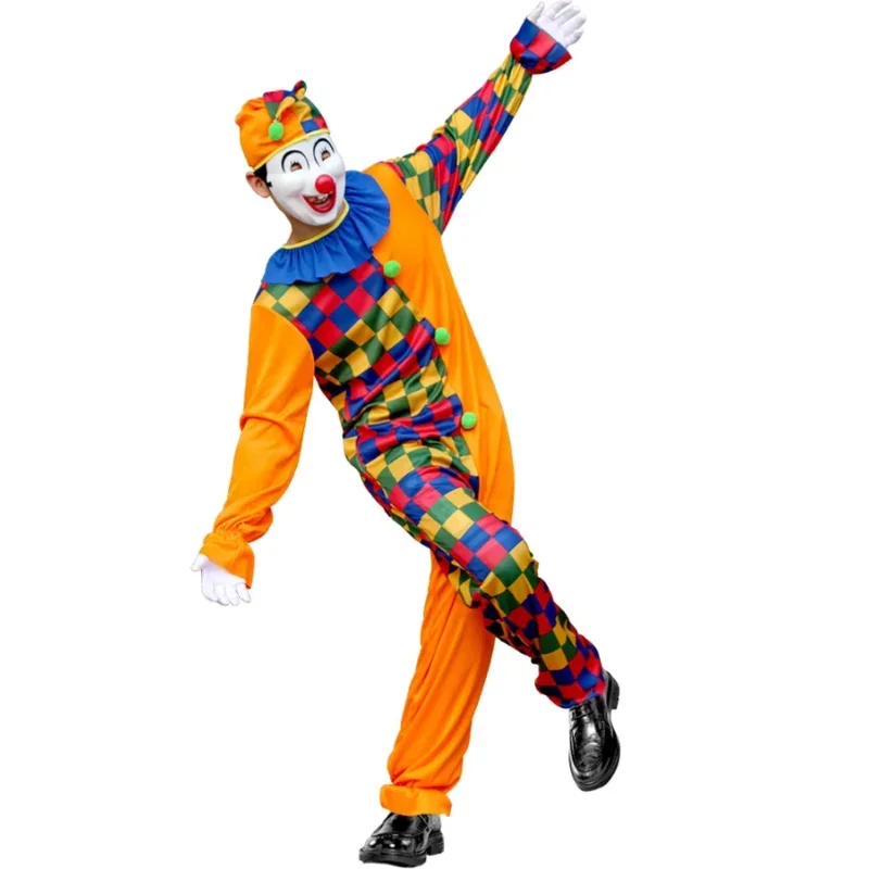Костюм Хэллоуин Костюм Косплей Красочный комбинезон Платье для выступления на сцене
