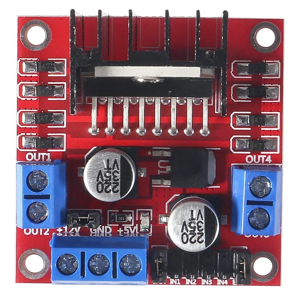 L298N DC Motor Driver Module L298N Stepper Motor Smart Car Robot Breadboard Peltier High Power L298 DC Motor Driver for Arduino