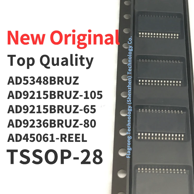 

1 Piece AD5348BRUZ AD9215BRUZ-105 AD9215BRUZ-65 AD9236BRUZ-80 AD45061-REEL TSSOP-28 Chip IC New Original