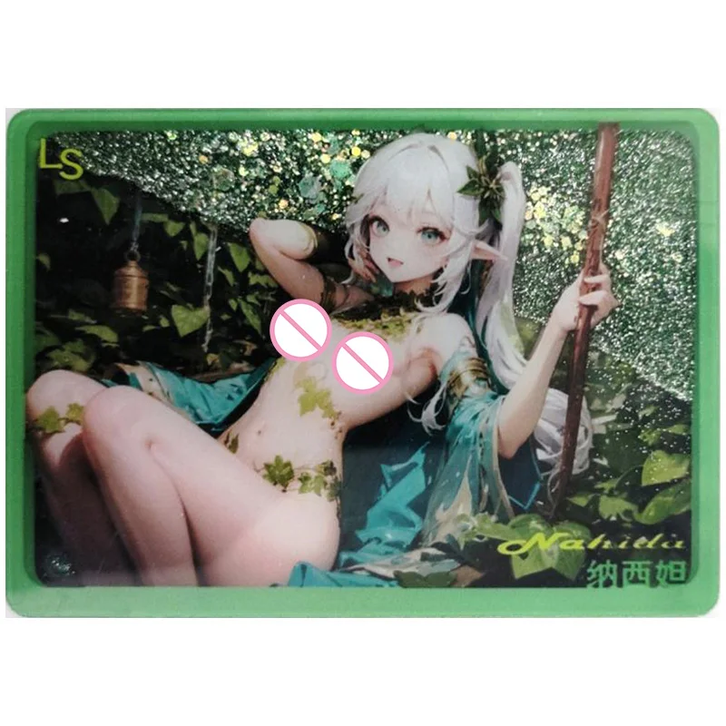 Anime Goddess Story Rare LS PG Quicksand Refraction Flashcards Yae Miko Beelzebul Toys for boys Collectible Cards Birthday Gifts