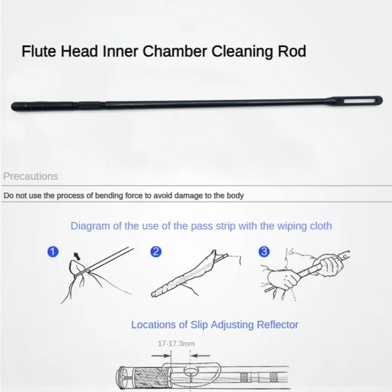 Woodwind Instruments Flute Sticks Flute Cleaning Rod Stick 13.6in In Length Instruments Accessories