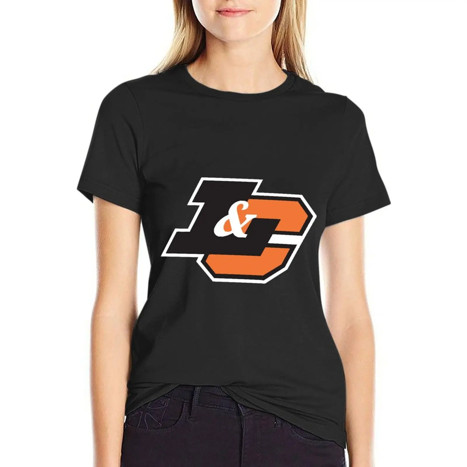 

Футболка Lewis And Clark College Pioneers, быстросохнущие топы с графикой, женская одежда