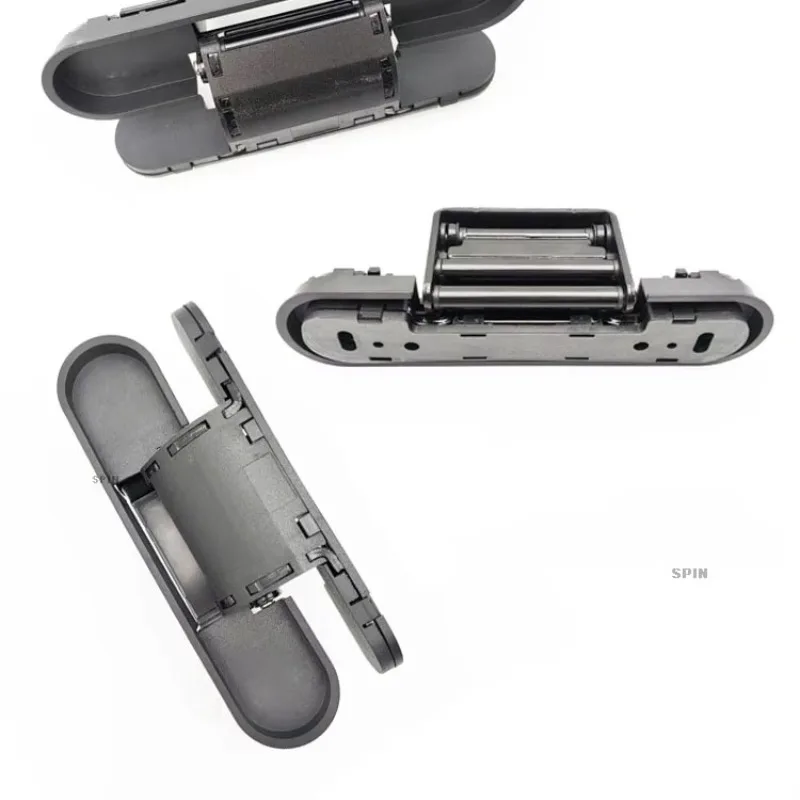 3D Adjustable 3D Steel Stainless Steel Invisible Concealed Door Hinge with Modern Satin