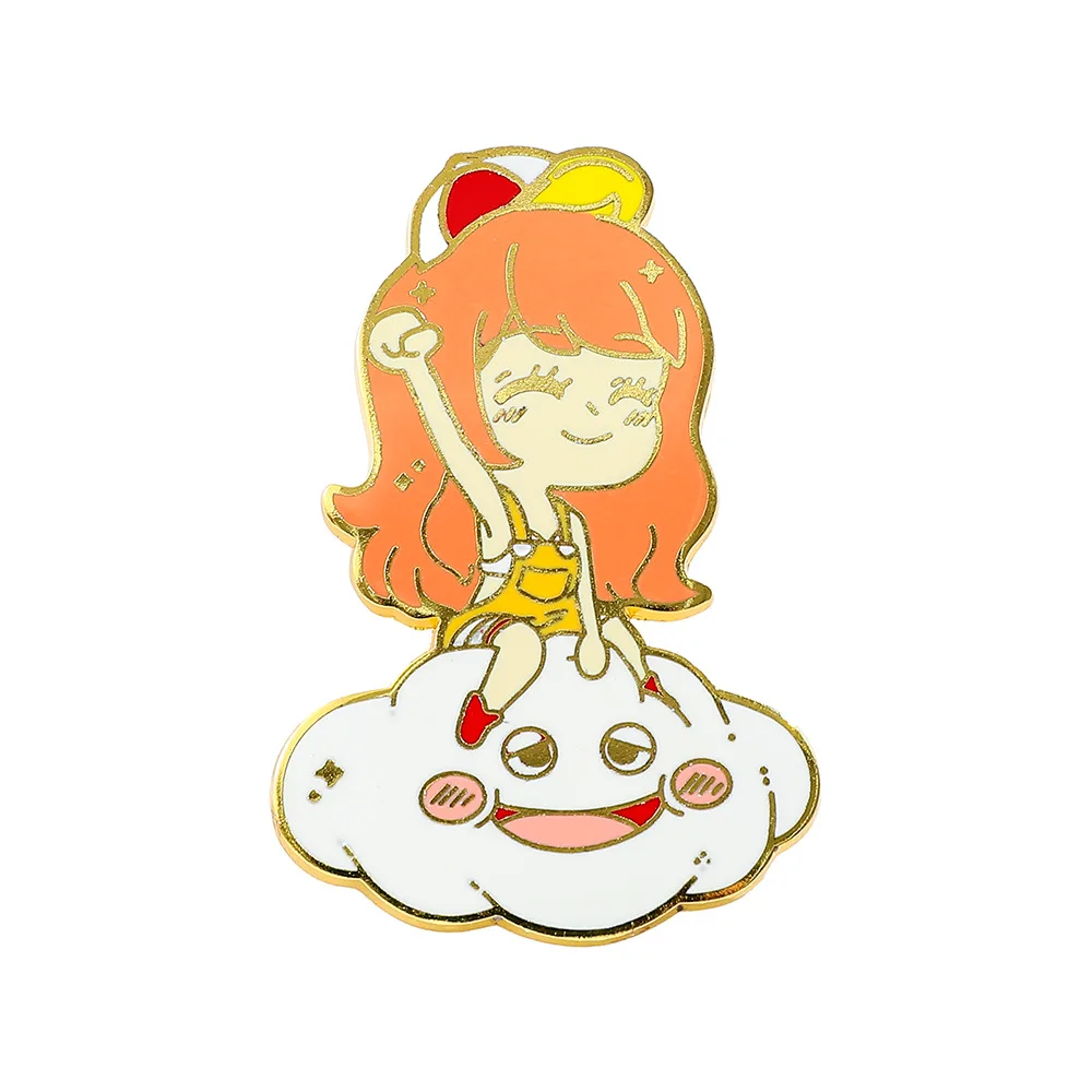 

Anime Enamel Pin Brooch Cute Cartoon Character Metal Badge Lapel Pin For Backpack Jacket Anime Fans Jewelry Gift